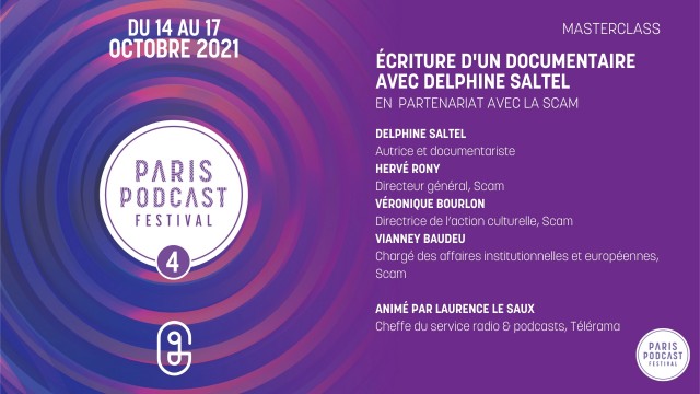 [Masterclass] Écriture d'un documentaire