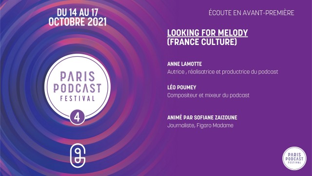 [Avant-première] Looking for Melody (France Culture)